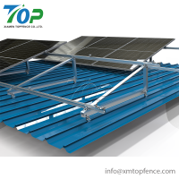 Tripod tile solar roof mounting bracket solution